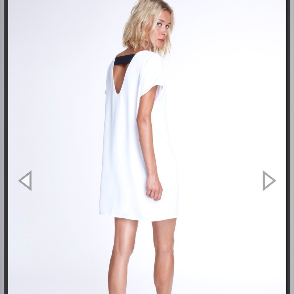 Cooper & Ella White Shift Dress Size Small